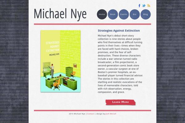mpnye.com site used Michael-nye-theme