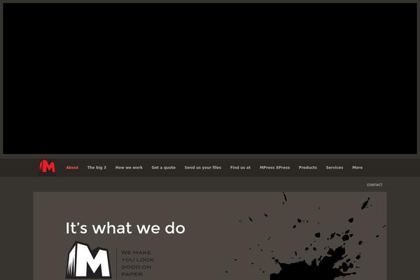 WordPress website example screenshot
