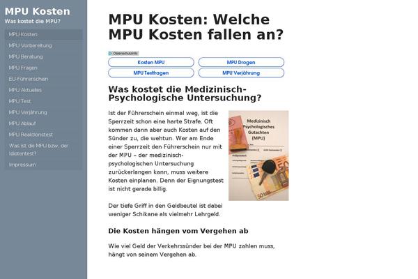 mpu-kosten.org site used Readr