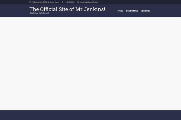 mr-jenkins.com site used Total-school