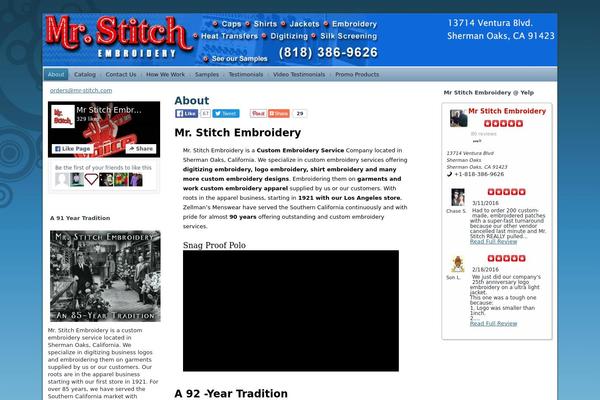 mr-stitch.com site used Dean6