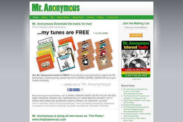 Site using Audio Player plugin
