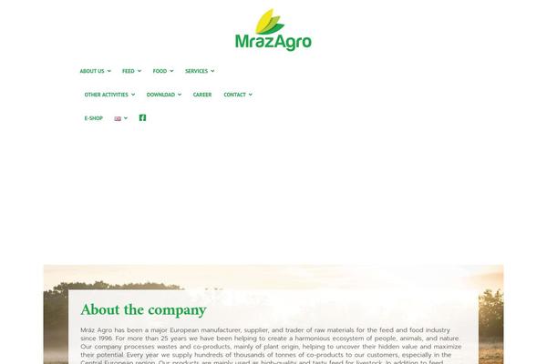 mrazagro.cz site used Milton