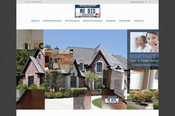 Enfold theme site design template sample