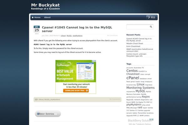 mrbuckykat.com site used Provision_1_11