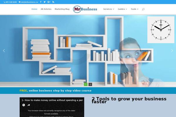 mrbusiness.ca site used Creative-marketing-ideas-tools-and-tips