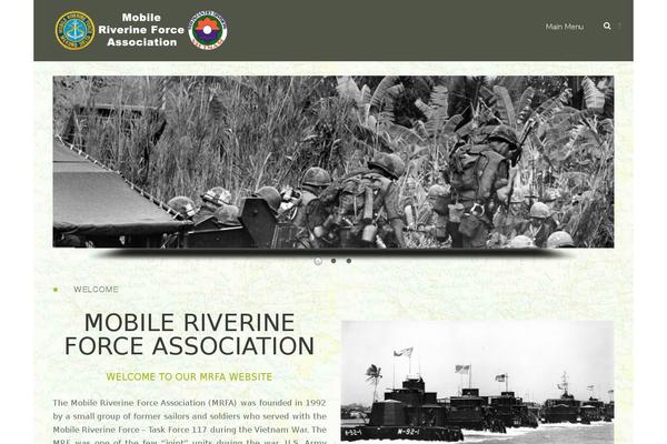 Military theme site design template sample