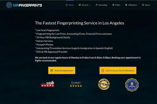 mrfingerprints.com site used Mr-fingerprints