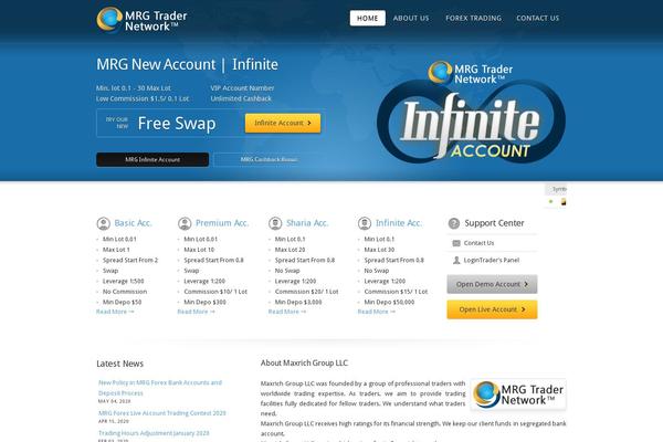 Site using Mrg-registration plugin