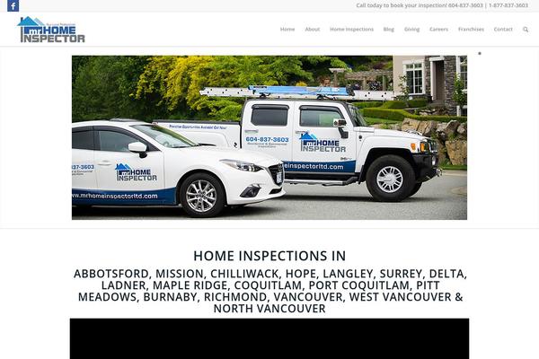 WordPress website example screenshot