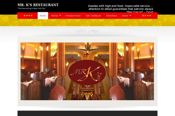 The Restaurant theme site design template sample