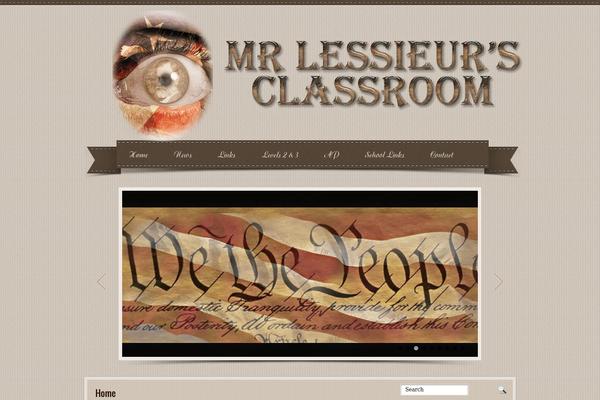 Educator theme site design template sample