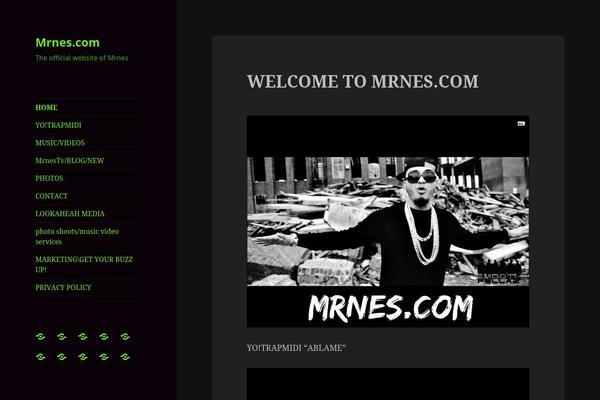 WordPress website example screenshot