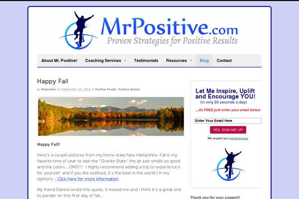 WordPress website example screenshot