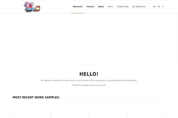 Enfold theme site design template sample