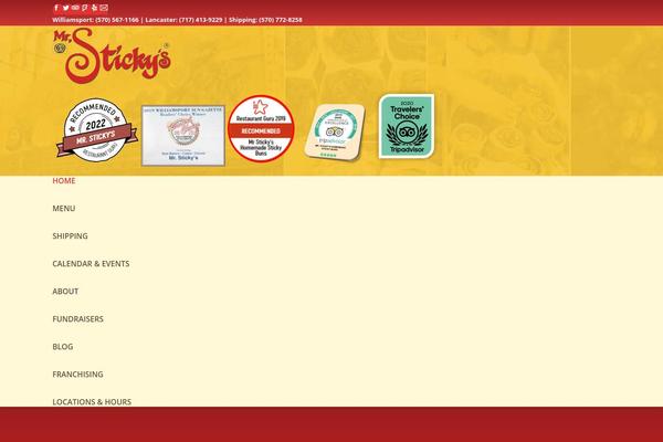 WordPress website example screenshot