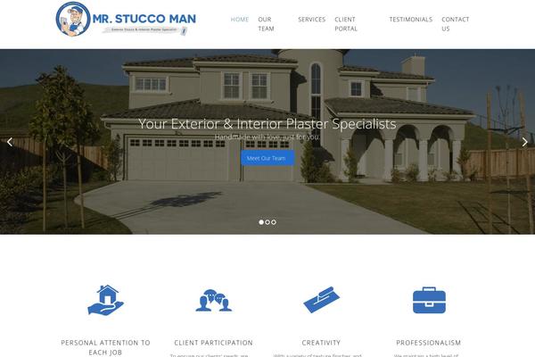 mrstuccoman.com site used Wpex-flatiron
