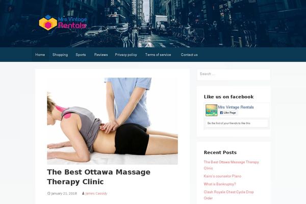 WordPress website example screenshot