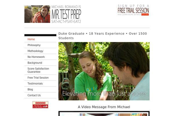 Site using Easy Testimonials plugin