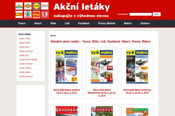 mrtriska.com site used Akcni-letaky