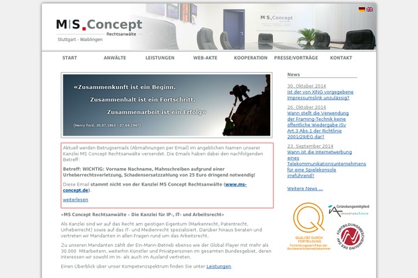 ms-concept.de site used Msconcept