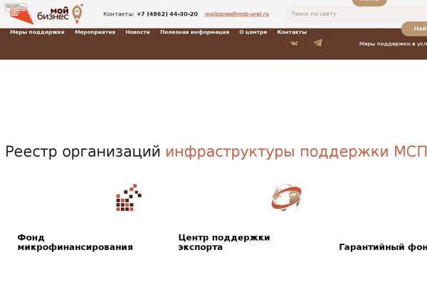 msb-orel.ru site used Msbo