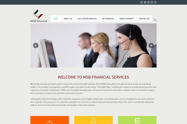 Finance Business theme site design template sample