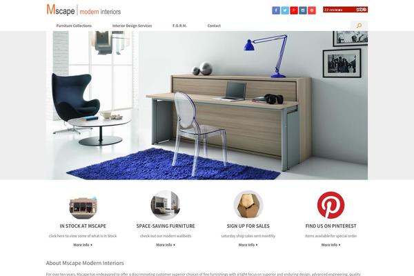 Vantage theme site design template sample