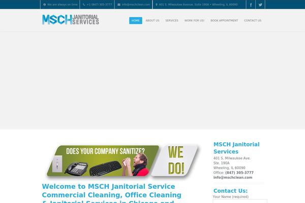 WordPress website example screenshot