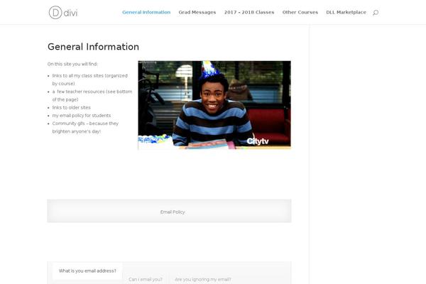 WordPress website example screenshot