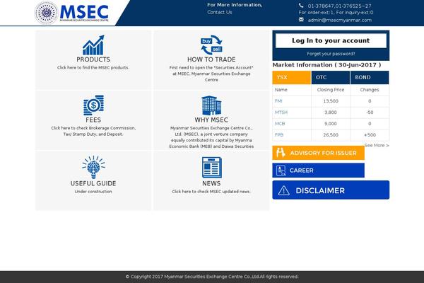 msecmyanmar.com site used Msec