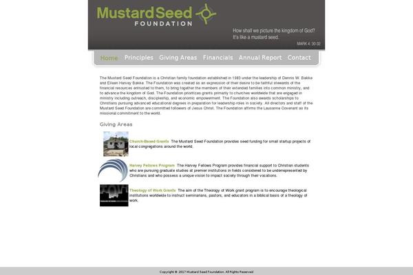 WordPress website example screenshot
