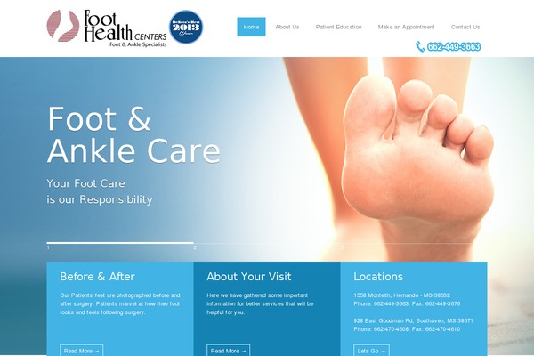 MediCenter theme site design template sample