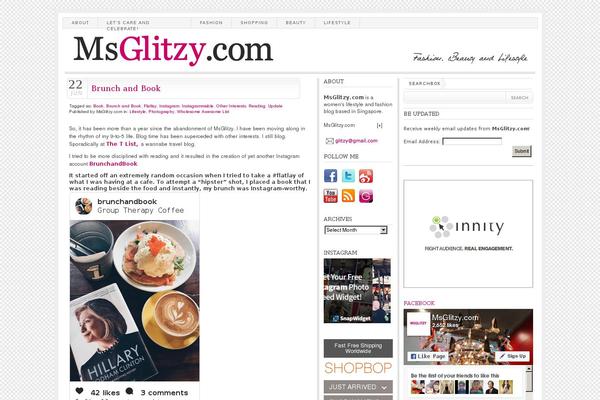 msglitzy.com site used Typographywp