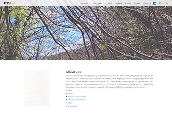 WordPress website example screenshot