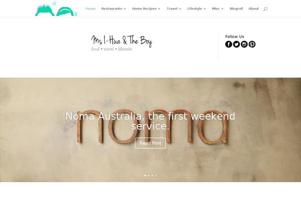 Divi theme site design template sample