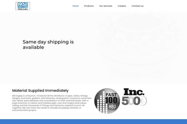 WordPress website example screenshot