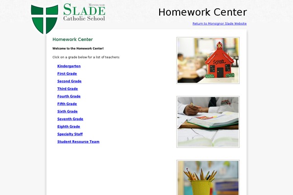 msladeteachers.com site used Slade