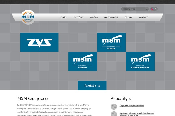 Msm theme site design template sample
