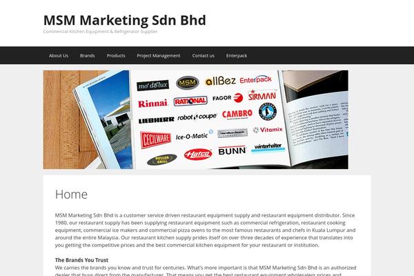 GeneratePress theme site design template sample