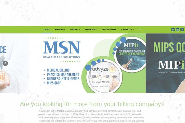 msnllc.com site used Msn-astra-child-theme