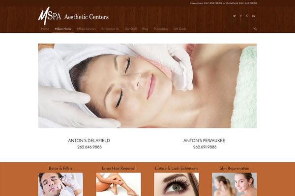 Enfold theme site design template sample