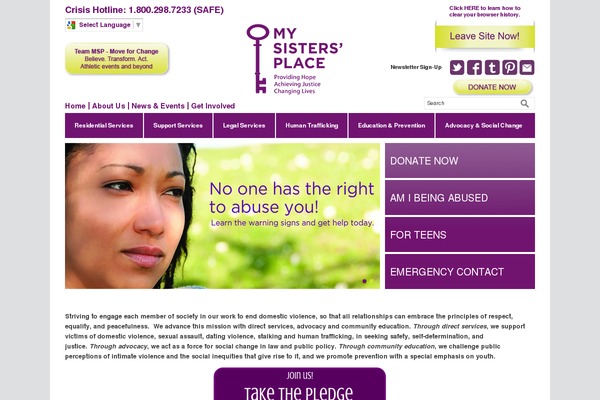 WordPress website example screenshot
