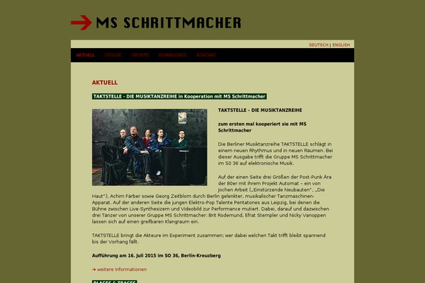 WordPress website example screenshot