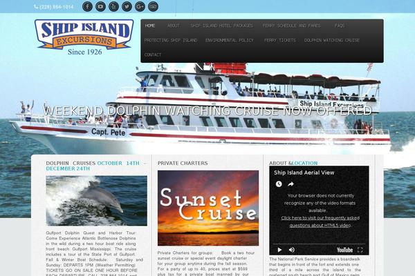 msshipisland.com site used Travel-extend