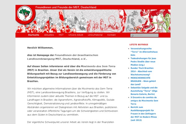 WordPress website example screenshot