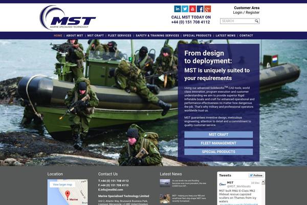 Mst theme site design template sample