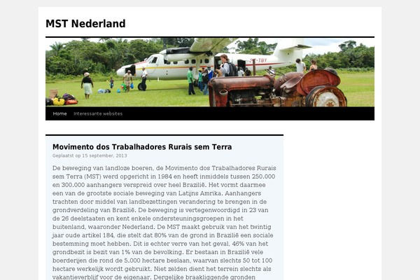 Twenty Ten theme site design template sample