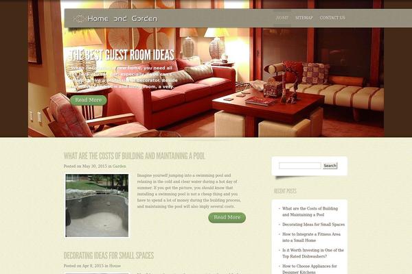 MyCuisine theme site design template sample