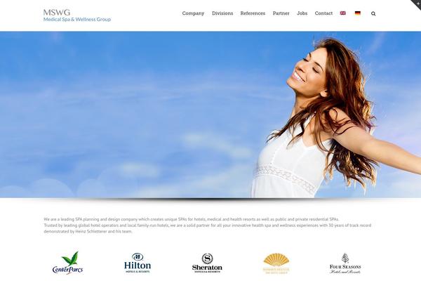 Avada theme site design template sample